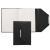 Note pad A6 Dune Black, czarny
