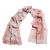 Szalik Bird Pink, różowy