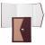 Notes A6 Bird Bordeaux, bordowy