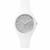 Zegarek ICE glitter-White Silver-Small, biały