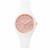 Zegarek ICE glitter-White Rose-Gold-Small, biały