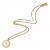 Necklace Butterfly Gold, wielokolorowy