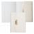 Note pad A6 Fermoir Lait, wielokolorowy