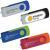 Pendrive z metalu i plastiku, wielokolorowy