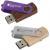 Pendrive z metalu i drewna, wielokolorowy