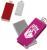 Pendrive metalowy, wielokolorowy