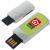 Pendrive z metalu i plastiku, wielokolorowy