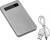 Power bank 4000 mAh, szary