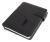 Notatnik z power bankiem 4000 mAh, czarny