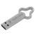Pendrive metalowy, szary