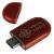 Pendrive drewniany, wielokolorowy