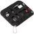Power bank 8000 mAh - organizer, czarny