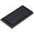 Power bank 8000 mAh - solarny, czarny