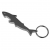 Aluminiowy brelok - otwieracz Shark, srebrny