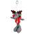 Brelok odblaskowy Reindeer, czerwony, szary