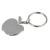 Brelok metalowy Apple, srebrny