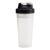 Shaker Muscle Up 600 ml, czarny, transparentny
