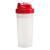 Shaker Muscle Up 600 ml, czerwony, transparentny