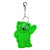 Brelok odblaskowy Beary, ciemnozielony