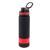 Bidon Facile 900 ml, czerwony, czarny