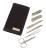 Zestaw do manicure PERFECT, czarny, srebrny