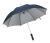 Lekki parasol JOKER, srebrny, granatowy