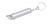 Latarka LED TASK, srebrny