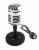 Głośnik Bluetooth MICROPHONE w stylu retro, czarny