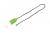 Lampa LED TIEBACK, biały, zielony