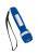 Latarka LED CHARGE LIGHT, niebieski, srebrny