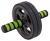 Wałek do ćwiczeń FIT WHEEL, czarny, zielony