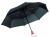 Automatyczny, wiatroodporny, kieszonkowy parasol STREETLIFE, czerwony, czarny, czarny, czerwony