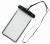 Torebka na telefon DIVER, czarny, transparentny