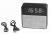 Budzik Bluetooth GET UP, czarny, szary