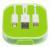 Kabel ładujący 3-w-1 RECHARGER, zielony
